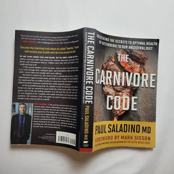 Carnivore Code Optimal Health Ancestral Diet- Paul Saladino paperback book- meat - Picture 4 of 16